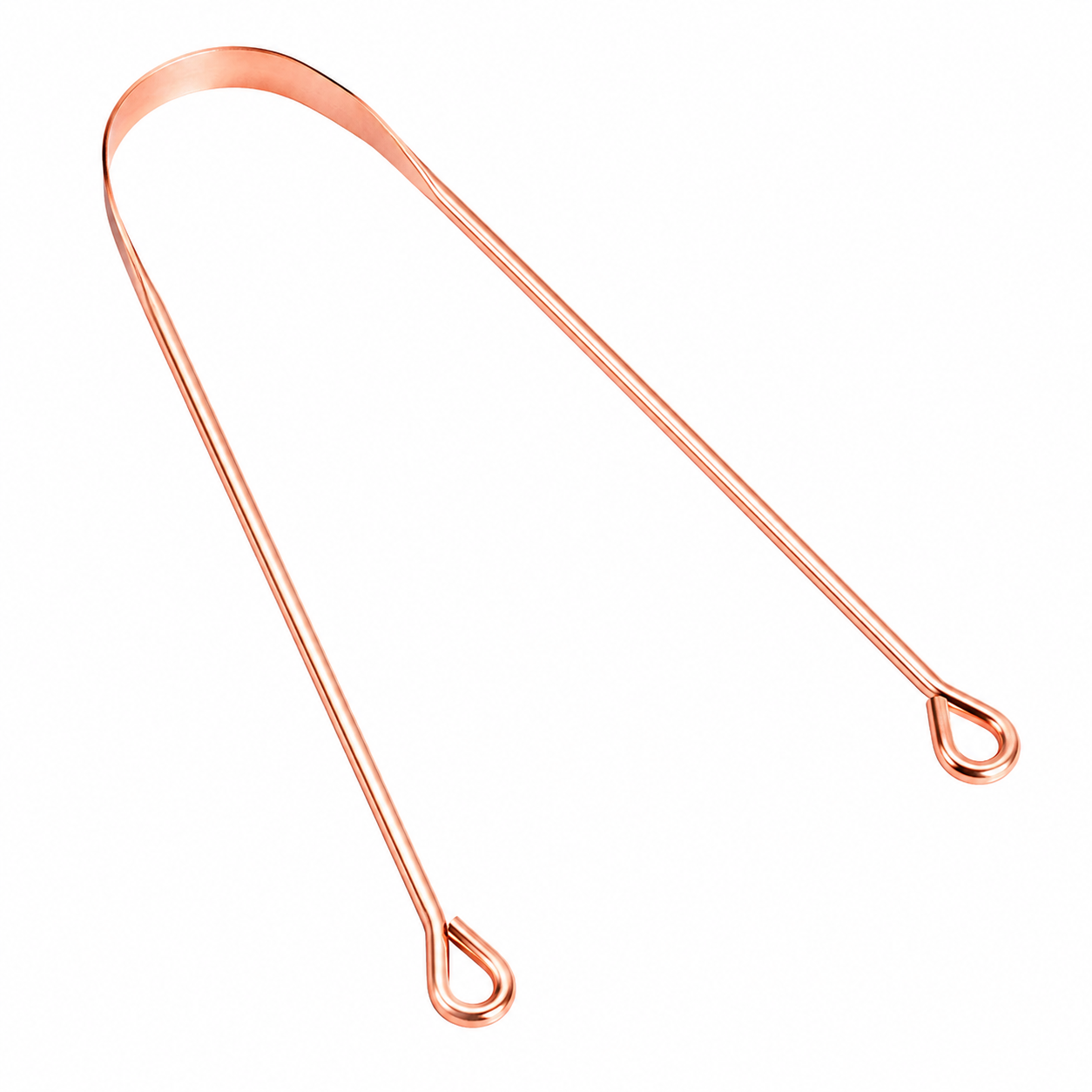 Copper Tongue Cleaner Scraper — Ayurvedic Oral Care for Fresh Breath Kids & Adults